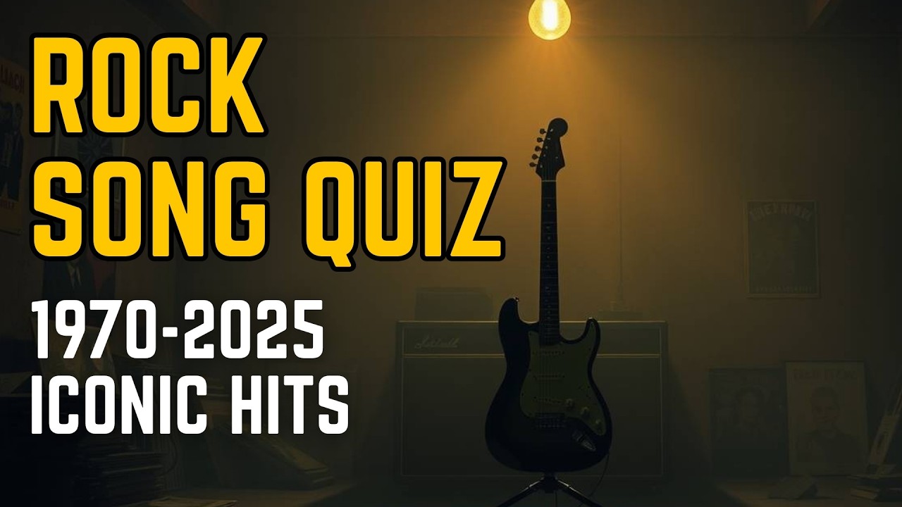 Guess the Rock Song (1970–2025) | Ultimate Rock Music Quiz