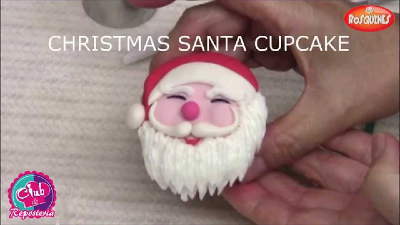 CHRISTMAS SANTA CUPCAKES