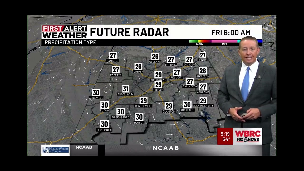Weather forecast update by Chief Meteorologist Wes Wyatt 