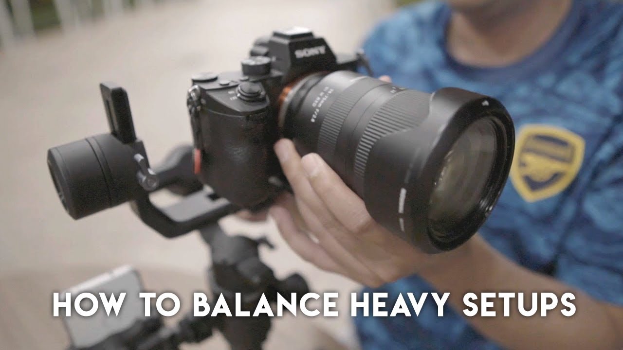 DJI Ronin SC Tutorial: Balance any BIG and HEAVY camera setups! (Canon 550d)