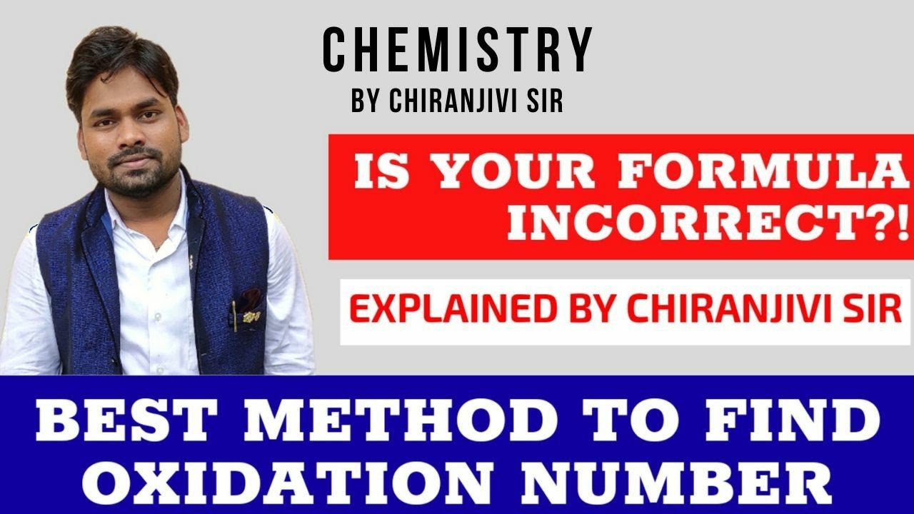 NEVER GO WRONG WITH OXIDATION NUMBER - Best Method - how find out oxidation number.