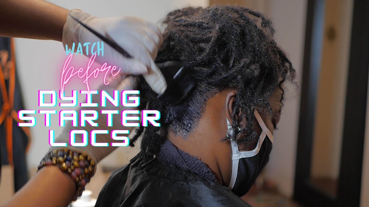 How to Dye & Color Two Strand Twist Starters Locs (Watch this BEFORE DYING your Starter Locs!!!)