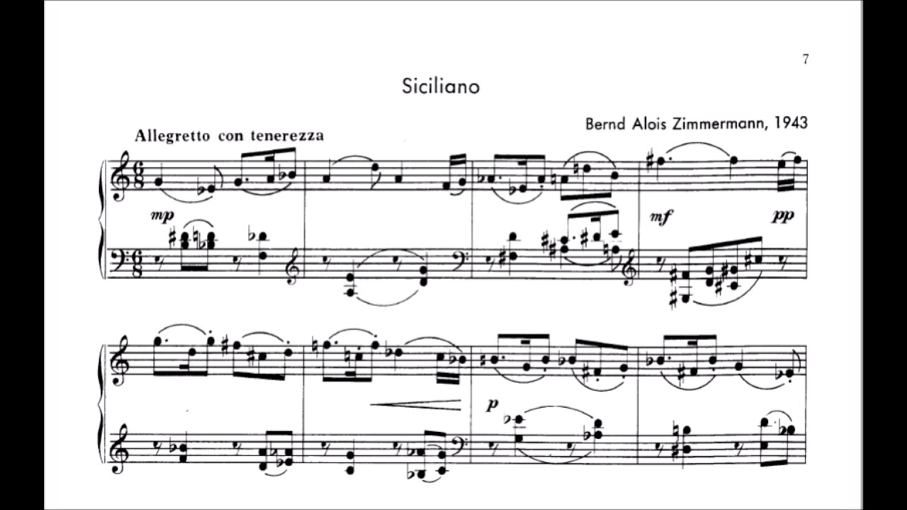 Bernd Alois Zimmermann: Extemporale, 5 Pieces for Piano (1943) / Wirtz