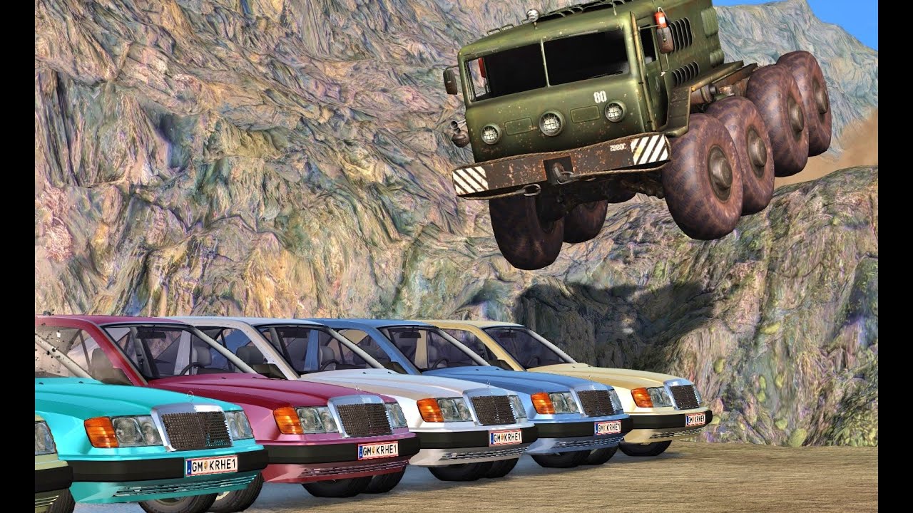 BeamNG Drive INSANE CRASHES #54