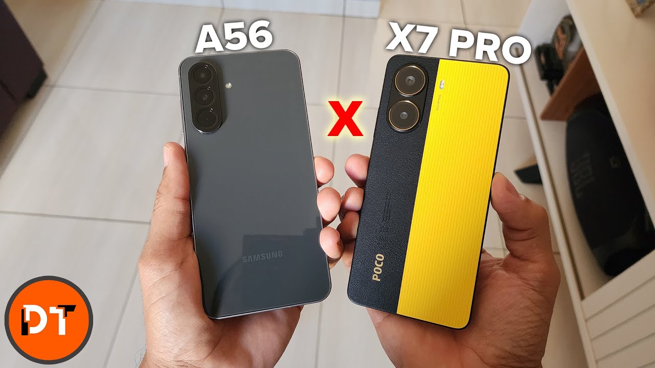 Comparei o Galaxy A56 vs POCO X7 Pro e vou FALAR a VERDADE 😔