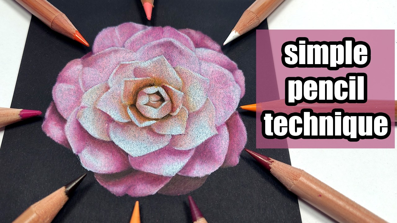 Watch This Camellia Flower Drawing Come to Life Step by Step!