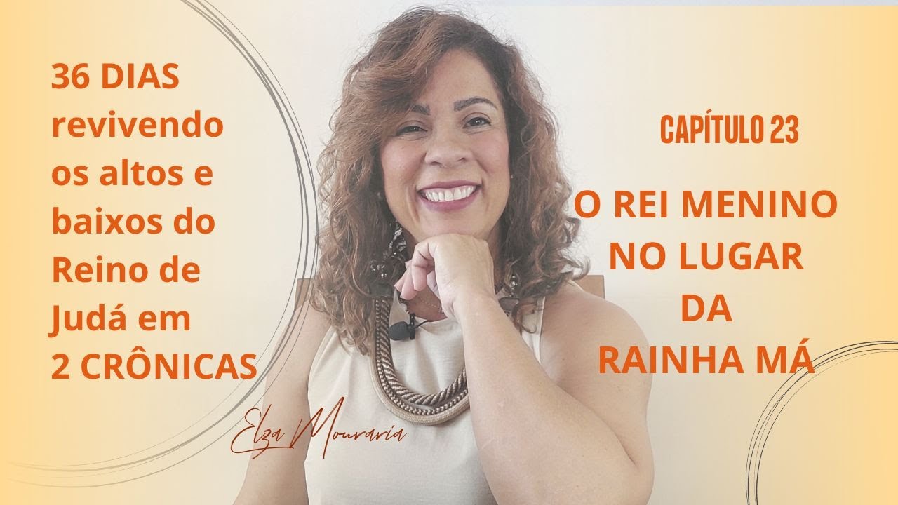 2 CRÔNICAS 23  - O REI MENINO NO LUGAR DA RAINHA MÁ (Joás) #Correção: todo o vídeo refere-se a Joás.