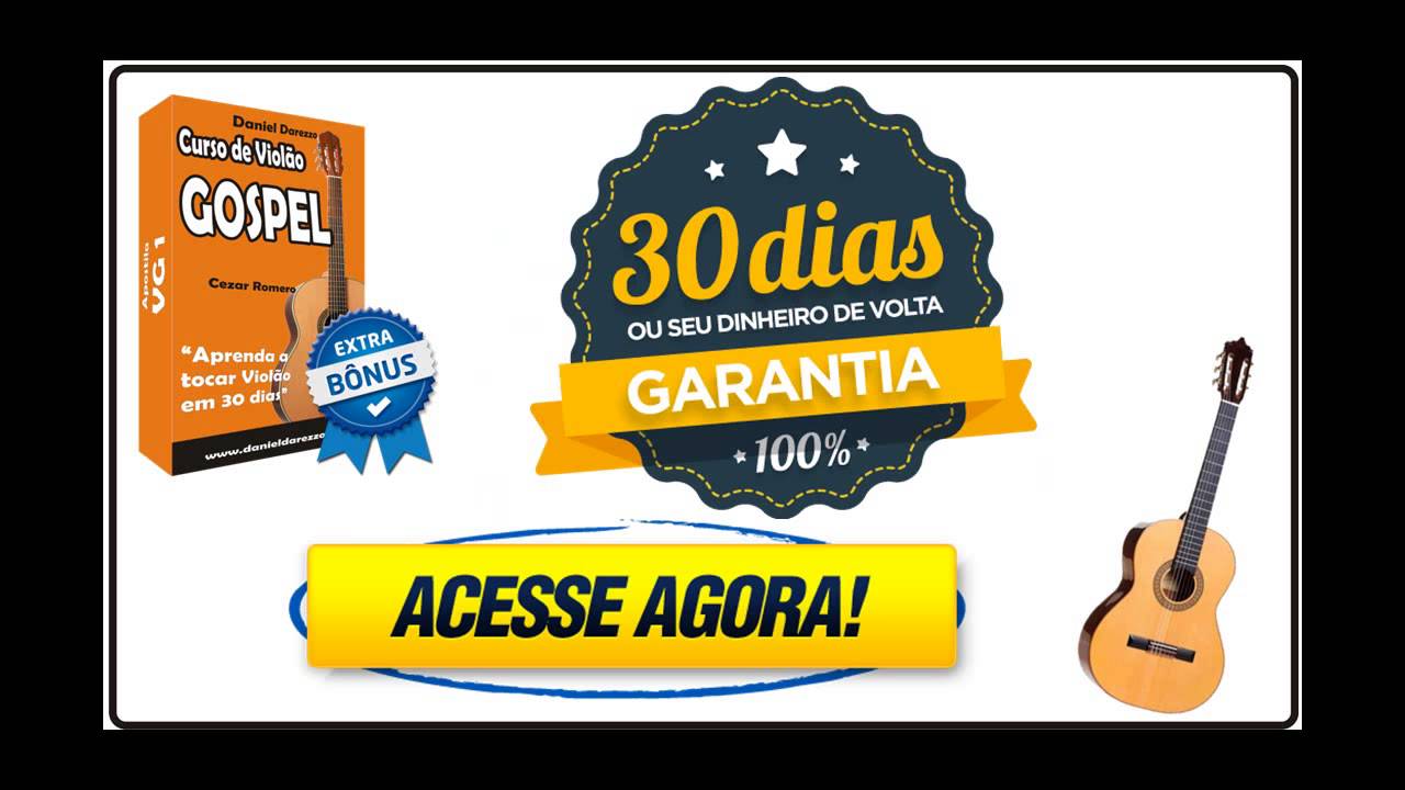 CURSO DE VIOL&Atilde;O GOSPEL COMPLETO COM 12 B&Ocirc;NUS