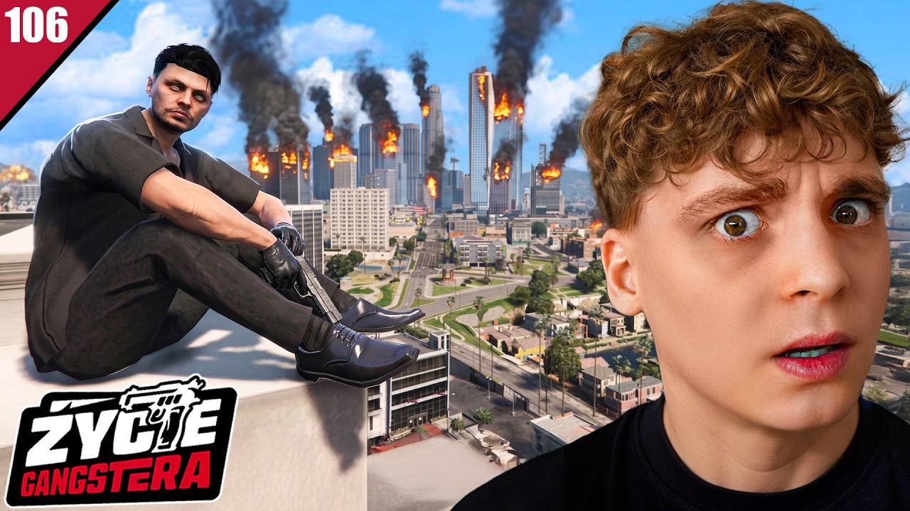 ROZPĘTAŁEM PRAWIDZIWE PIEKŁO w LOS SANTOS! - GTA 5 ŻYCIE GANGSTERA #106