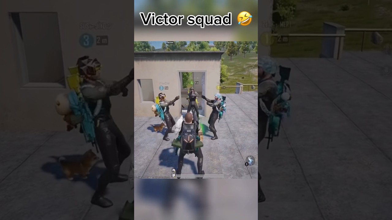 Omg 😱 victor squad 🤣 pro camping | m249 #pubg #bgmi #shorts
