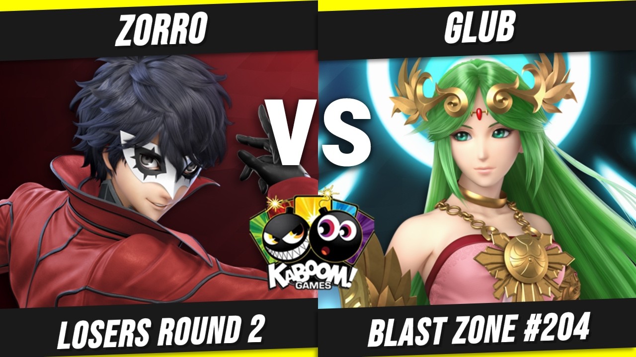 Blast Zone #204 - LR2 - NBG | Zorro (Joker) vs Glub (Palutena)