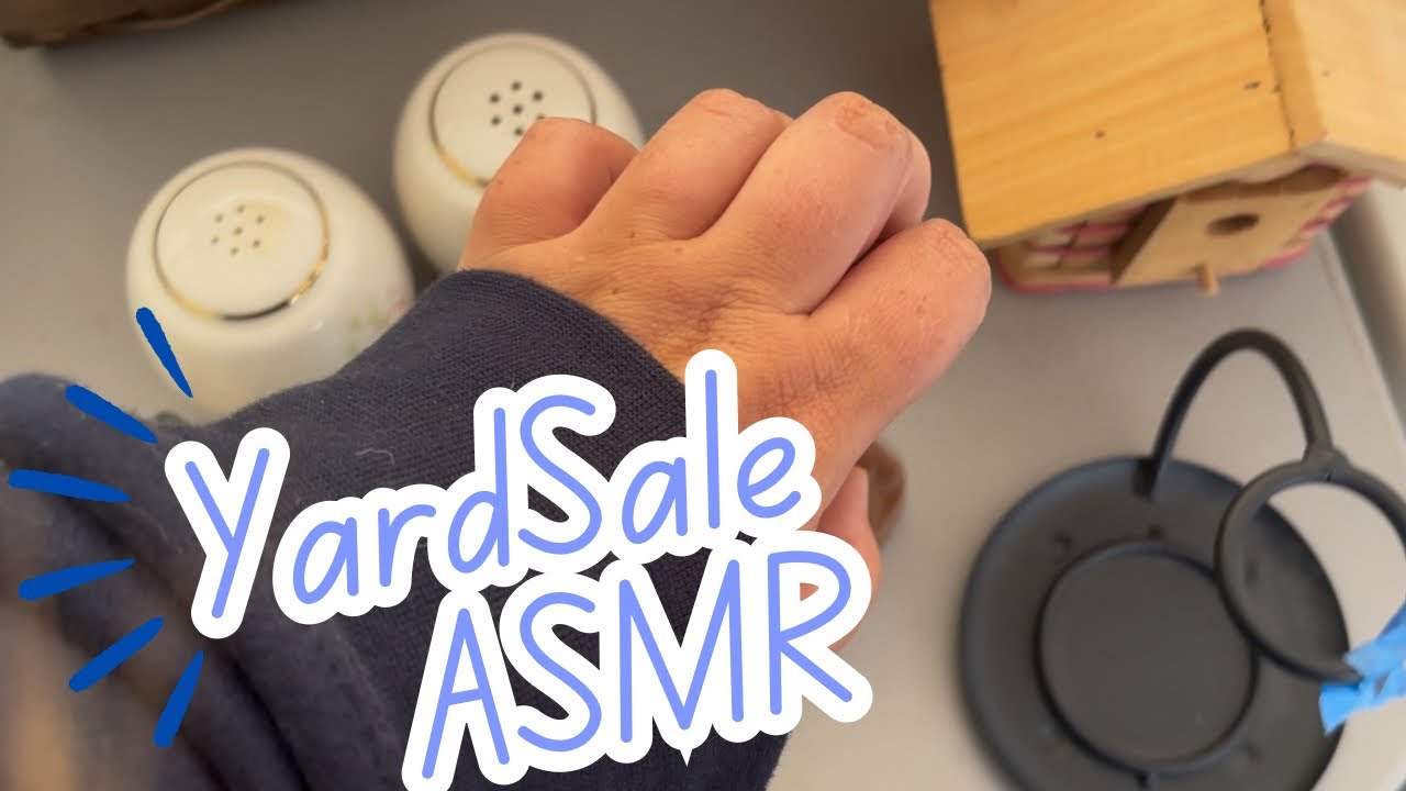 Quick Cut Yard Sale ASMR! (LOFI ASMR! Public ASMR!)