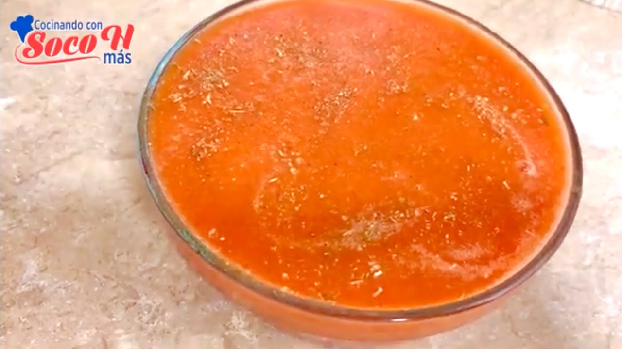 SALSA DE JITOMATE PARA ANTOJITOS MEXICANOS | TACOS DORADOS |TOSTADAS | FLAUTAS | SOPES y MÁS