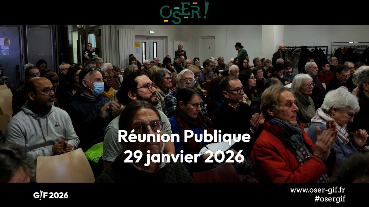 OSER! Gif 2026 | Retour en images sur la réunion publique du 29 janvier | #osergif