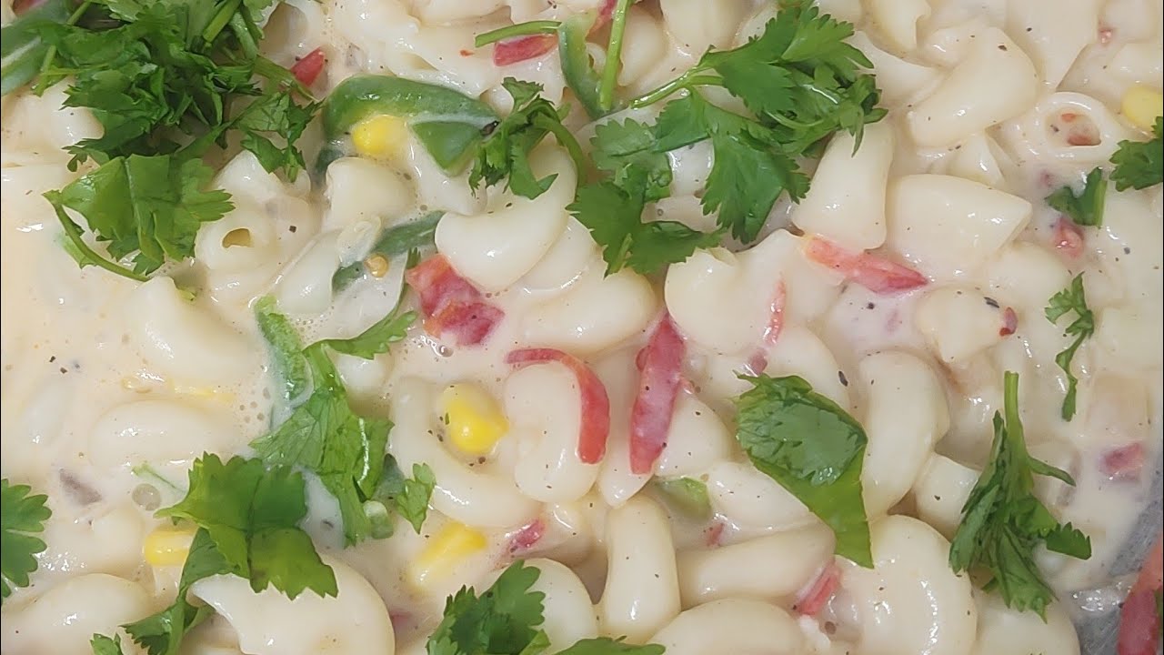 Ramzan special white sauce Macaroni with cheese