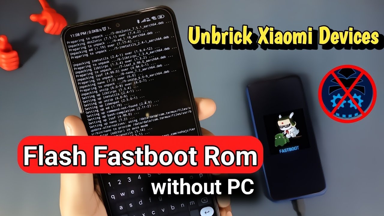 How to - Flash Fastboot Rom without PC || Fix Bootloop or Unbrick All Xiaomi Devices || New Method