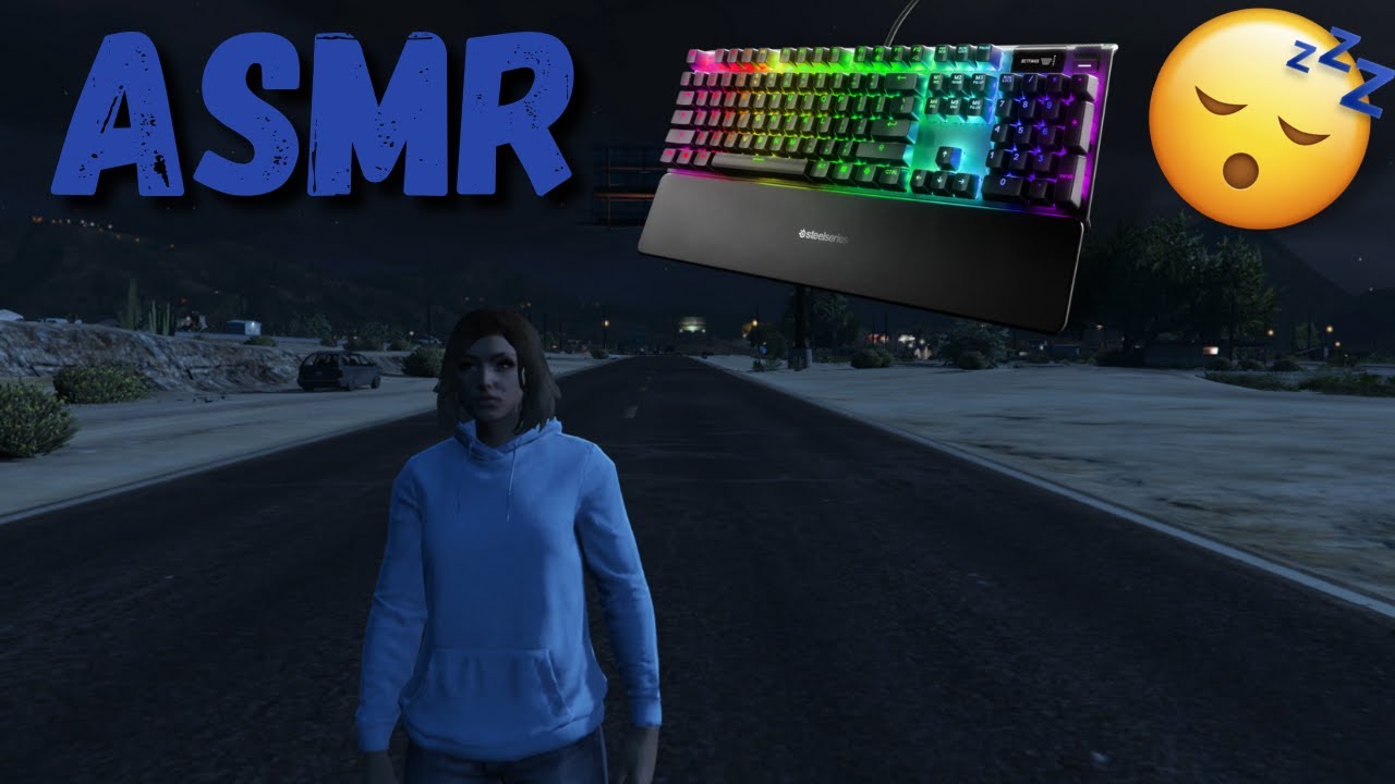 ASMR Gaming | GTA Online (Keyboard Sounds & Gum Chewing)