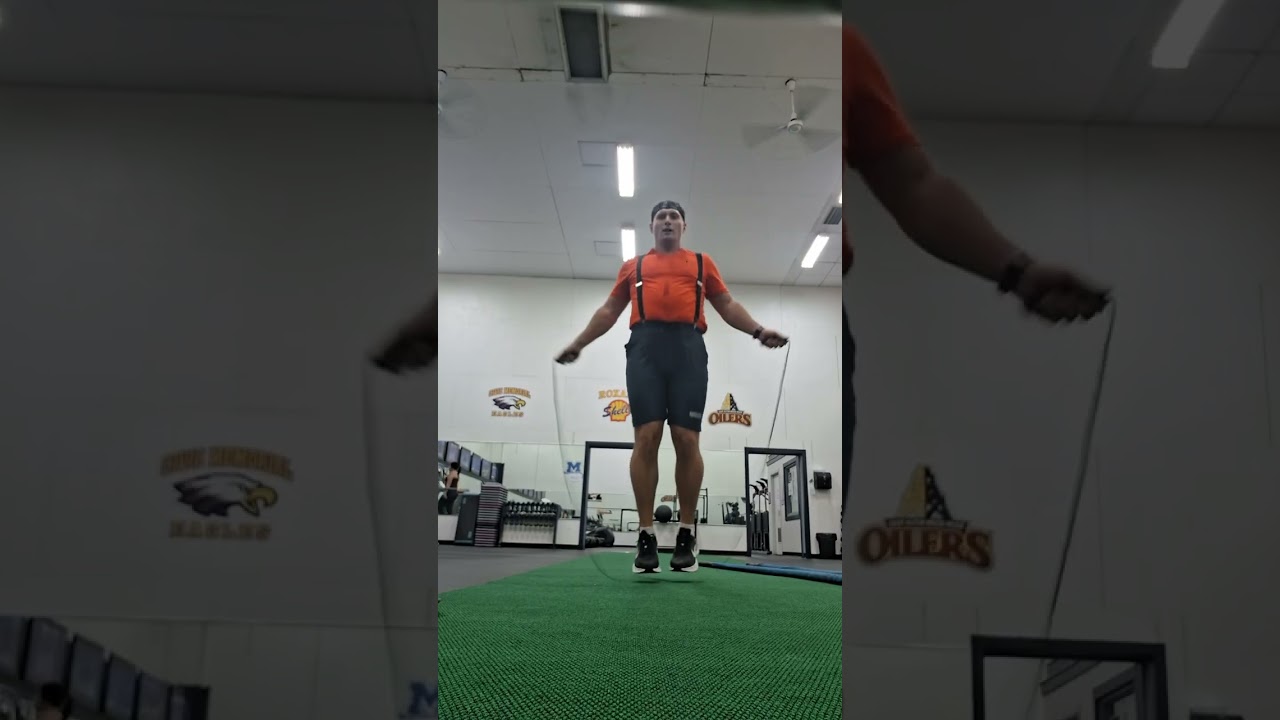 5 minutes jumping rope nonstop 