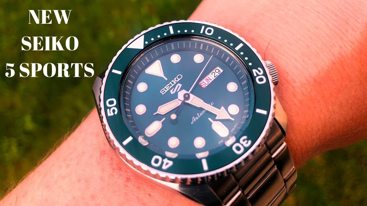New Seiko 5 Sports "Green Hulk" -  Very Accurate Sports Watch