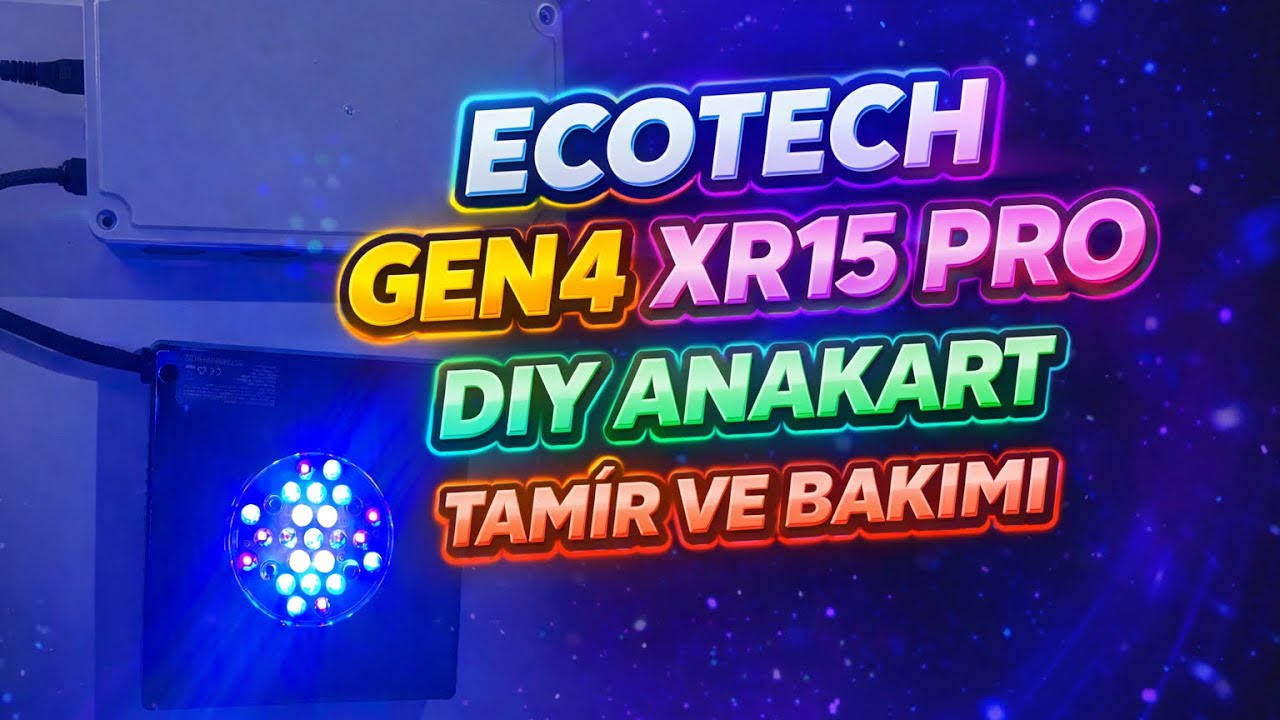 ECOTECH GEN4 XR15 PRO DIY ANAKART TAMİR VE BAKIMI 