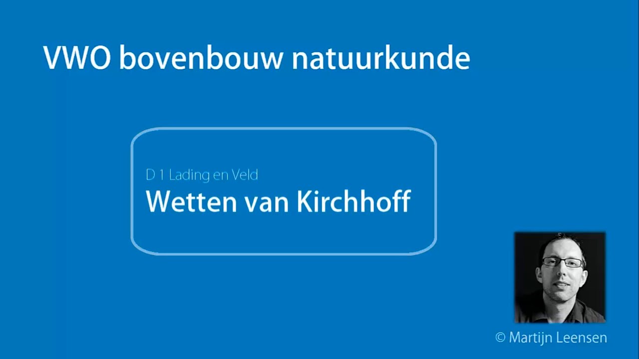 Wetten van Kirchhoff