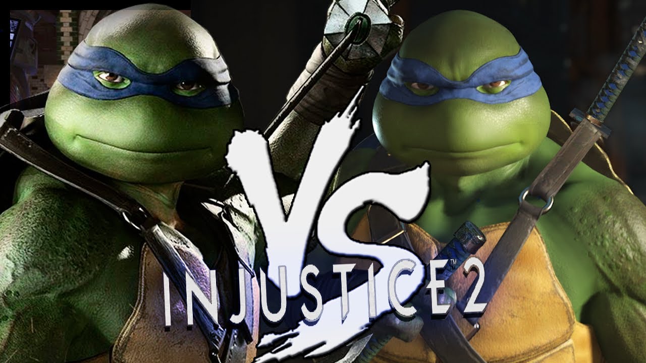 Injustice 2 Leonardo Vs Leo TMNT! Turtles Mirror FIGHT!