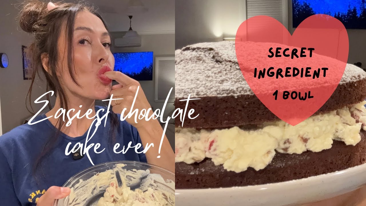 The Easiest Chocolate Cake Ever… With a Secret Ingredient - 1 bowl, moist & delicious 🤤 