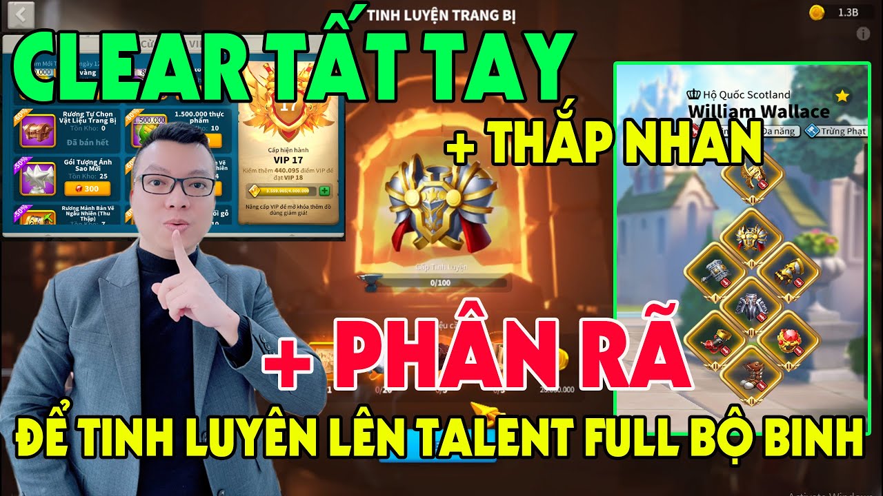 Rèn muốn đồ cuối cùng Full Bộ Binh Talent 