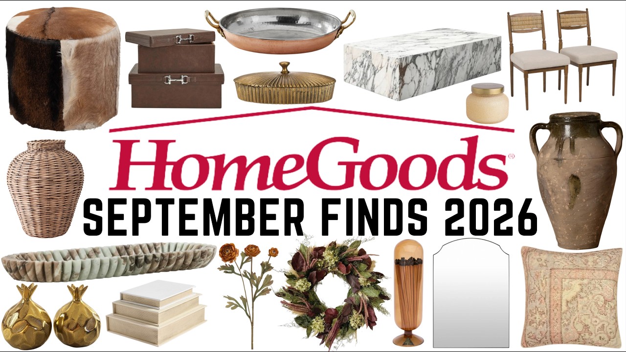 ЛУЧШЕЕ В HOMEGOODS ЗА СЕНТЯБРЬ || 2026 ||