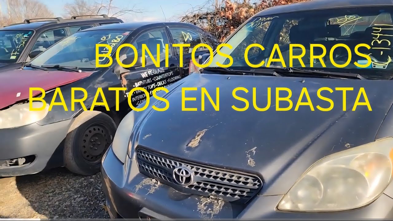 Bonitos Carros baratos en Subasta