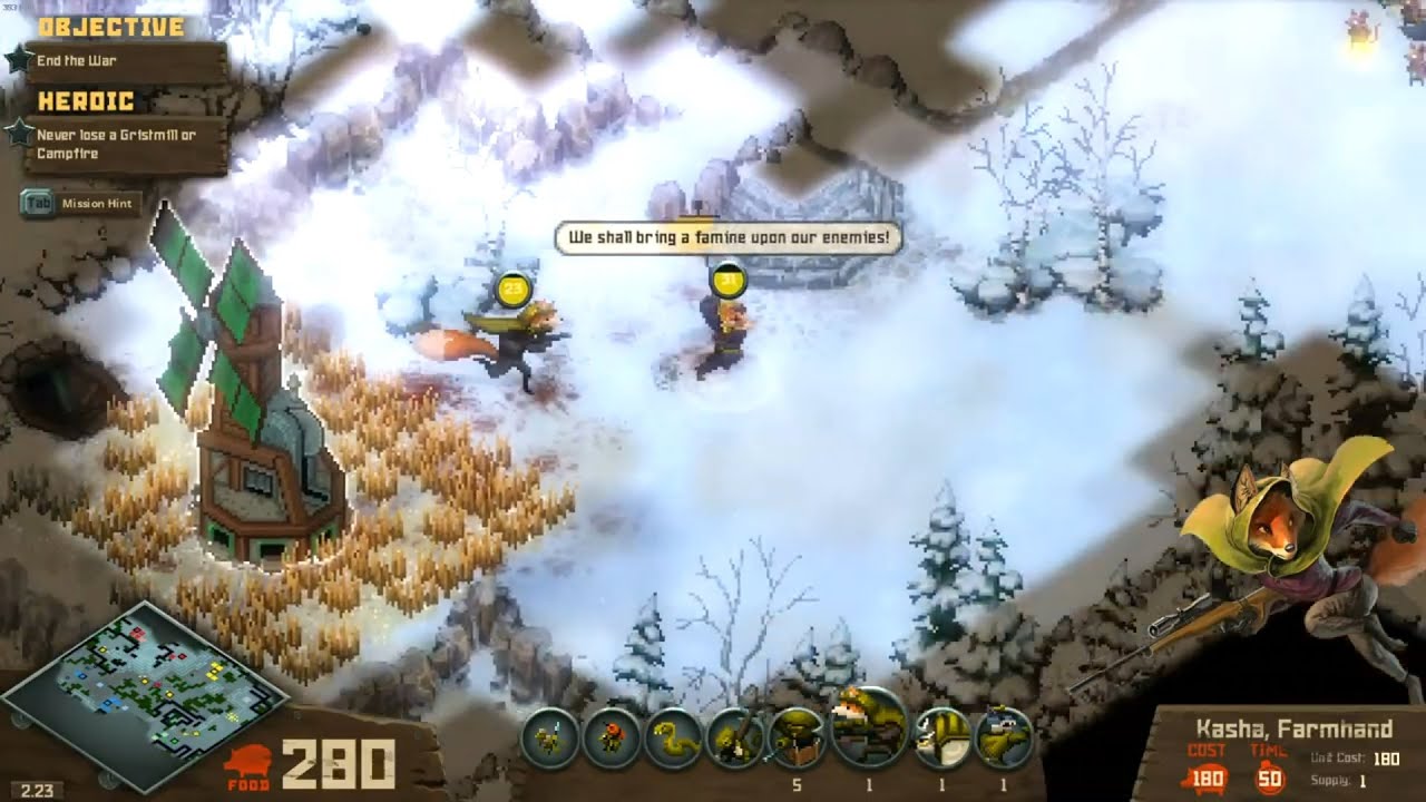 Tooth and Tail - Final mission with heroic objective (The Fate of Animals achievement)