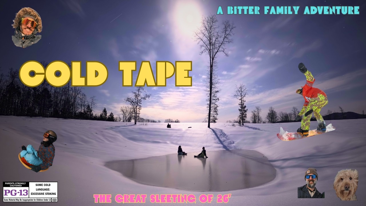 Cold Tape | Synthwave Snowboarding the Mid Atlantic