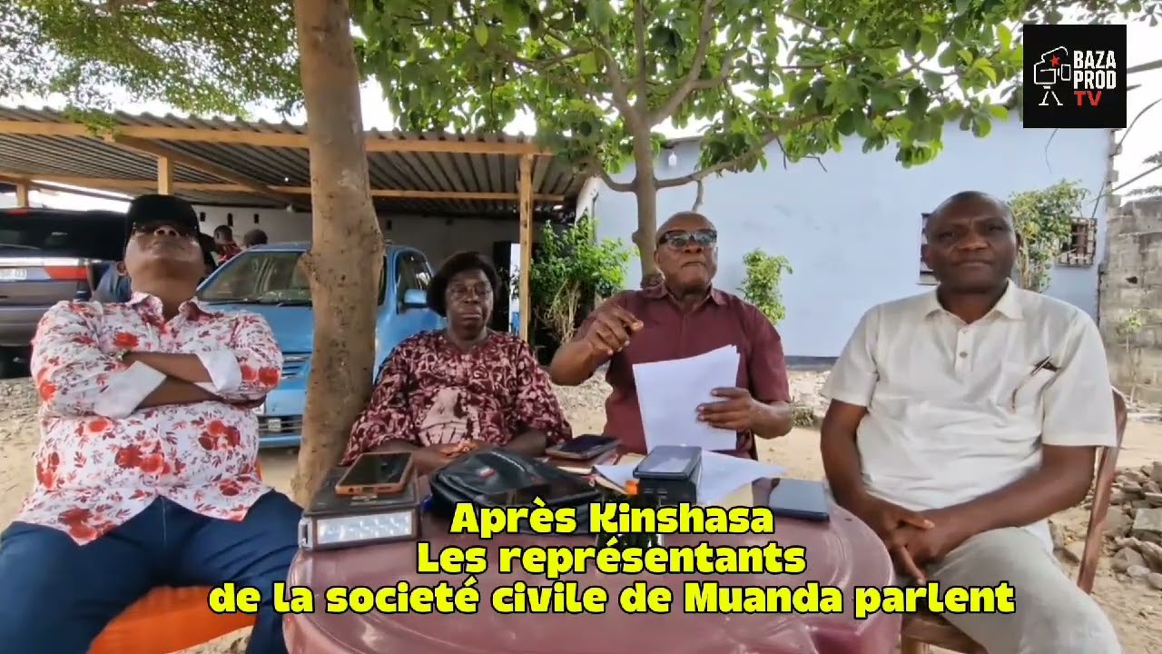 Après Kinshasa, les représentants de la societé civile parlent.