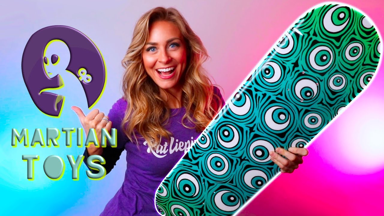 MARTIAN TOYS asked me to paint custom SKATEBOARD ART?!?!