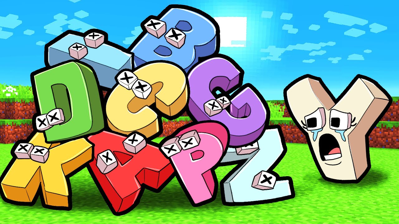 АЛФАВИТНЫЕ ЗНАНИЯ УМЕРЛИ!? (Minecraft)