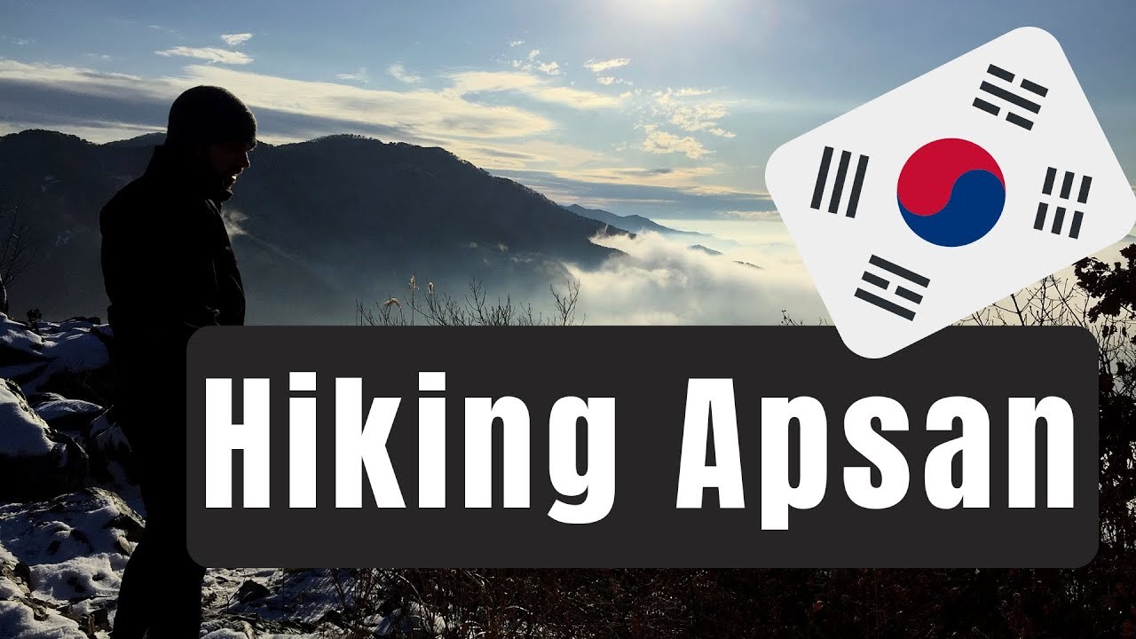Peace in a Busy City - Hiking Snowy Mount Apsan, South Korea