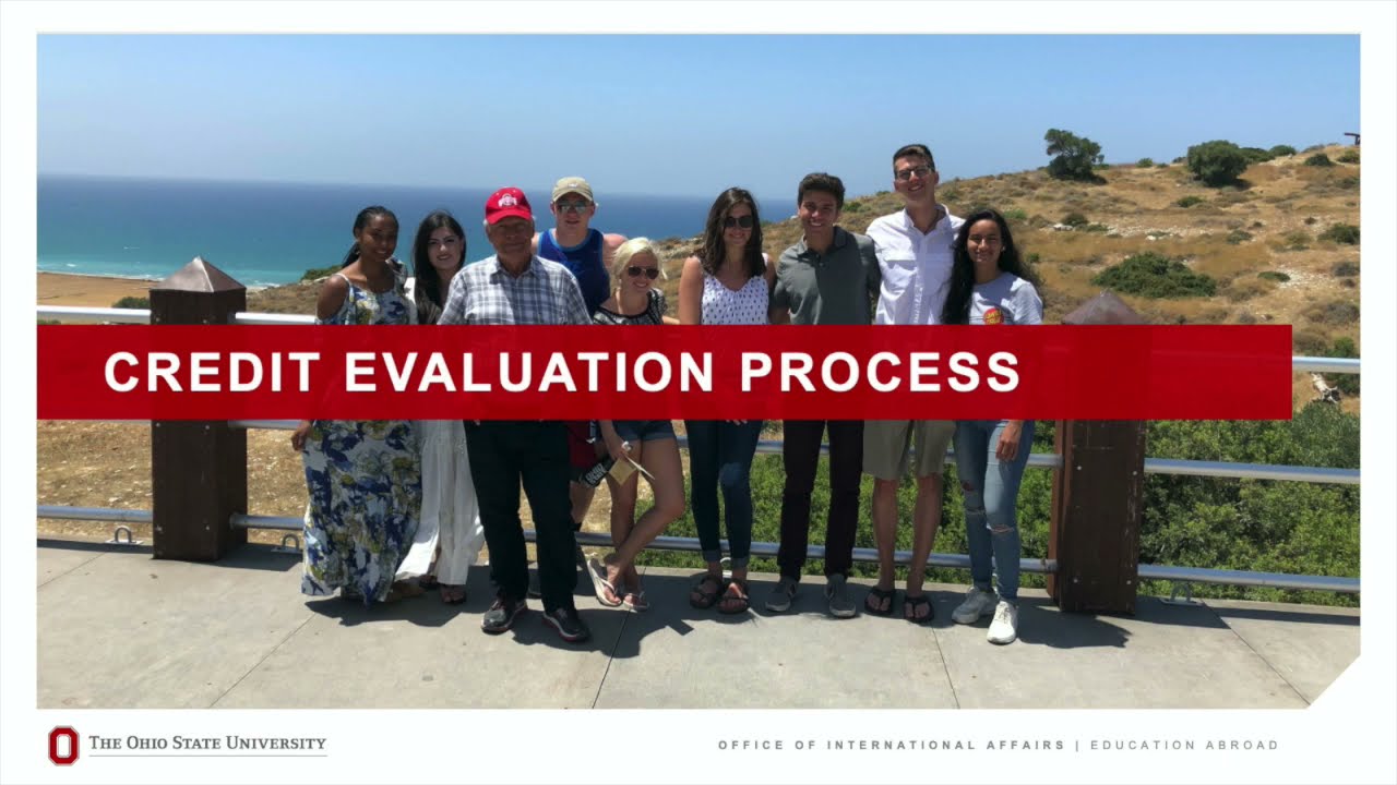 Credit Evaluation Tutorial - Ohio State Education Abroad