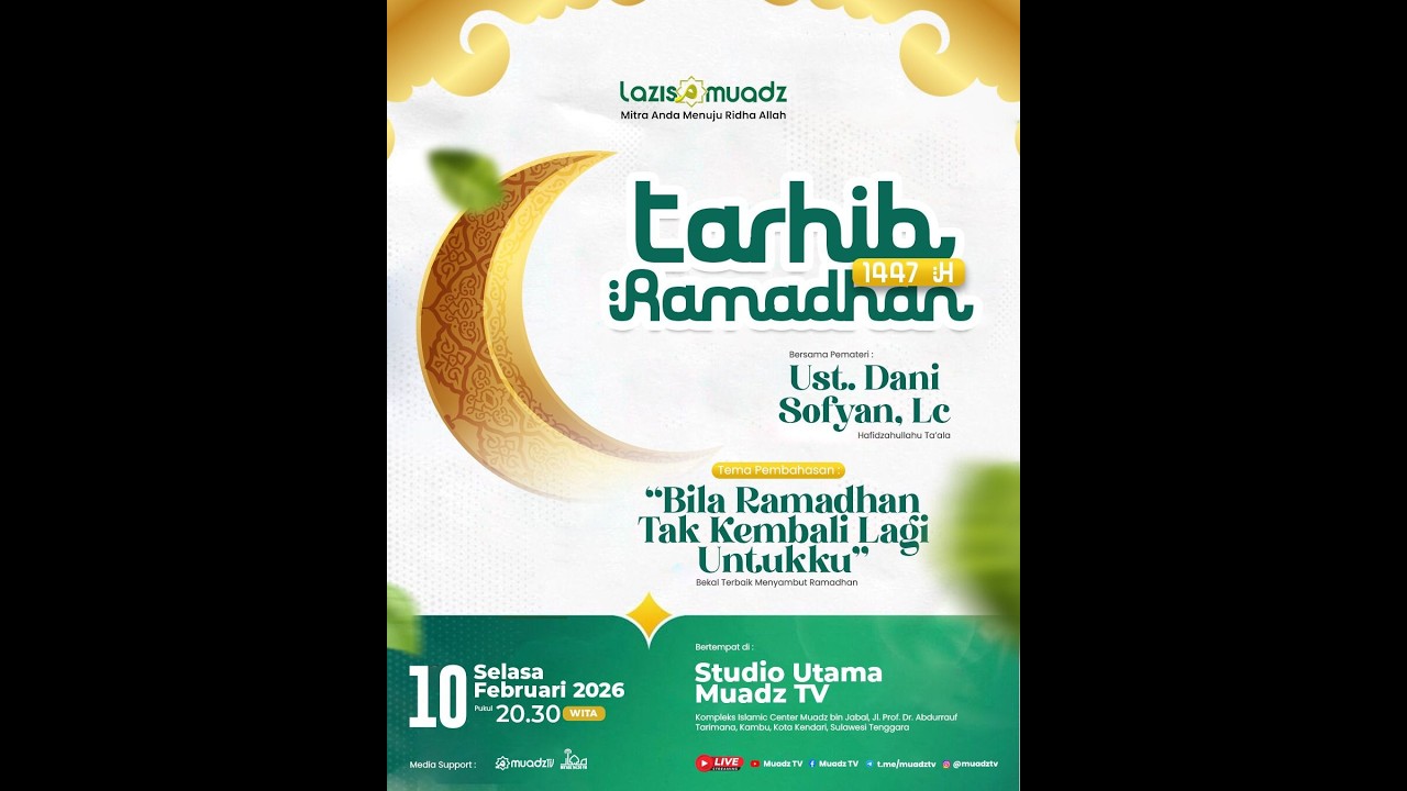 🔴 [LIVE] TARHIB RAMADHAN I 