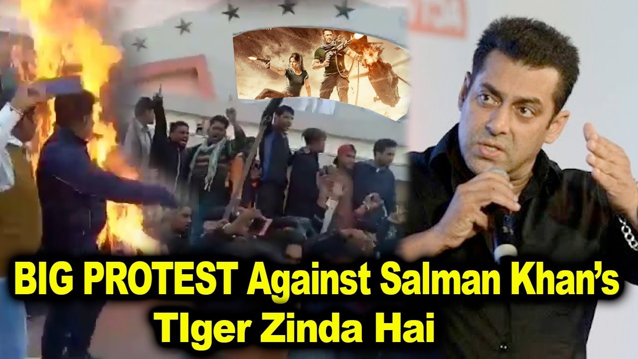 BIG PROTEST Against Salman Khan&rsquo;s Tiger Zinda Hai&nbsp;in Jaipur