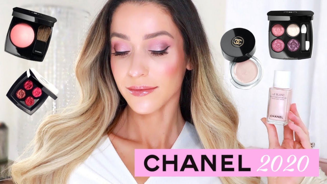 NEW CHANEL 'LA FLEUR ET L'EAU' LE BLANC MAKEUP COLLECTION 2020 REVIEW