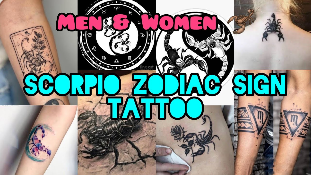 SCORPIO ZODIAC SIGN TATTOO DESIGNS | SCORPIO TATTOO DESIGN IDEAS | SCORPIO🦂 #scorpio #scorpiotattoo
