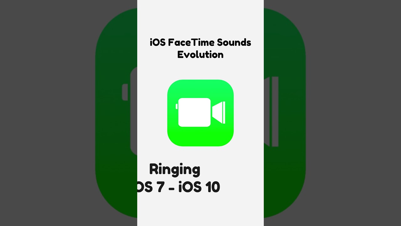 iOS FaceTime Sounds Evolution #smartphone #iphone #ios #sounds #evolution