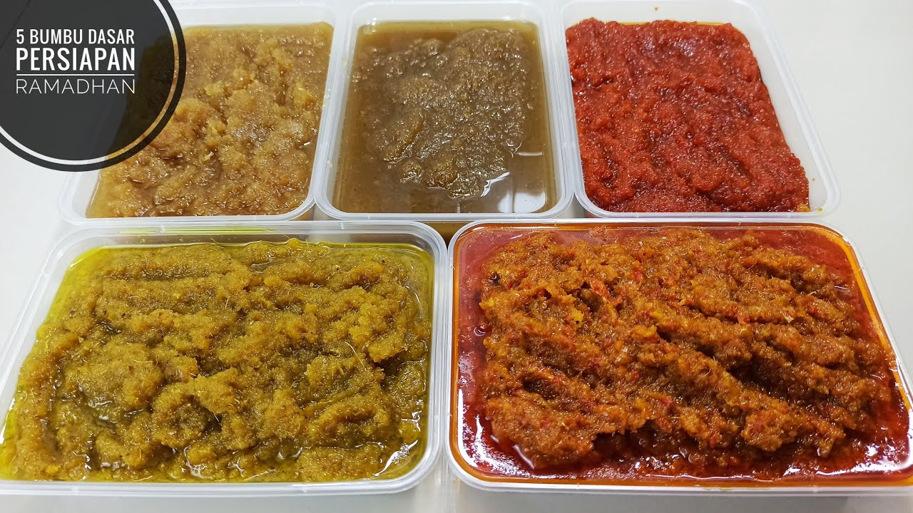 5 BUMBU DASAR YANG AWET BERBULAN BULAN | SOLUSI MASAK CEPAT DI BULAN RAMADHAN