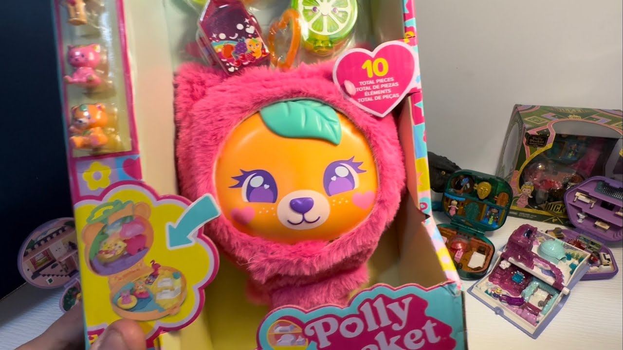 Представляем новейшую игрушку Polly Pocket в серии Plushie Bear Compact