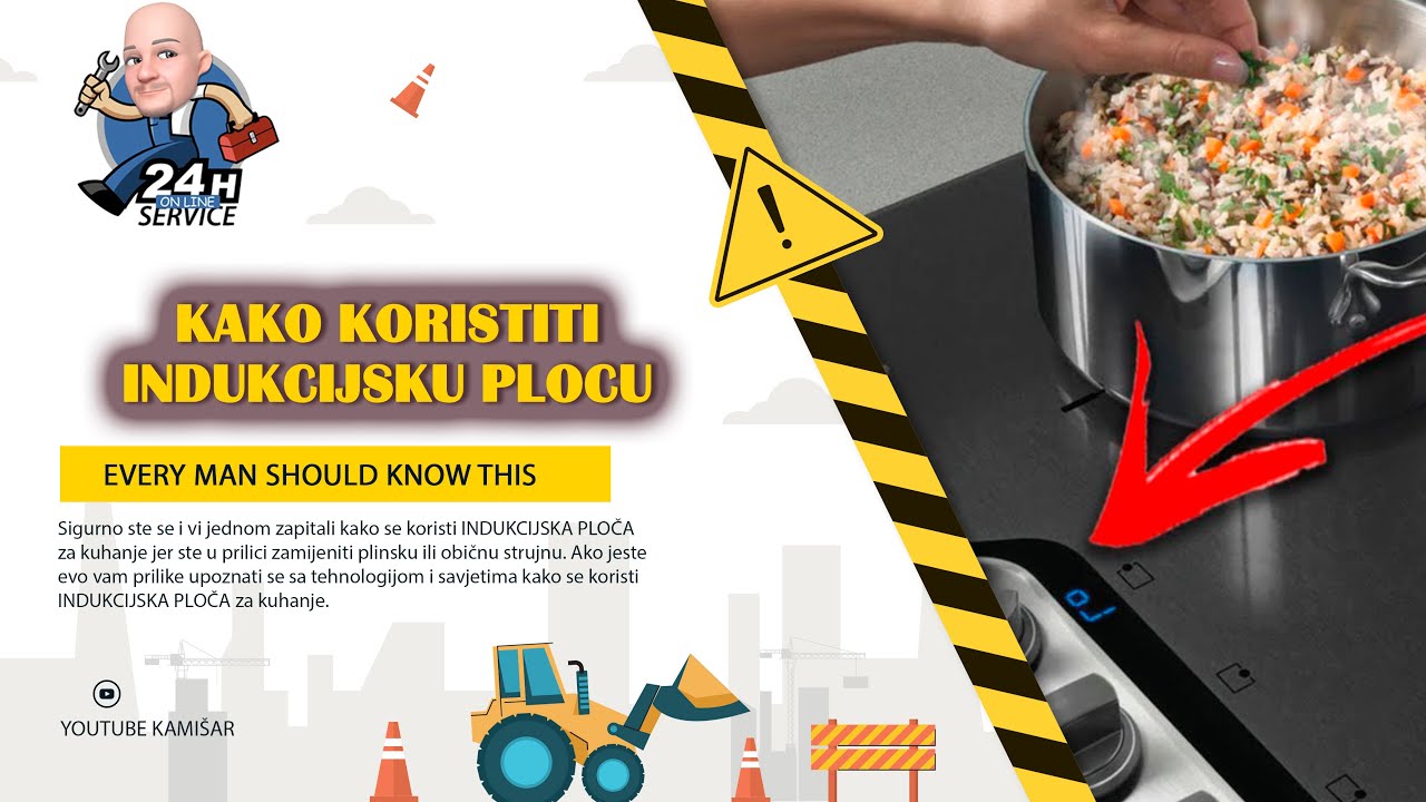 Indukcijska ploča za kuhanje - KAKO SE KORISTI💣
