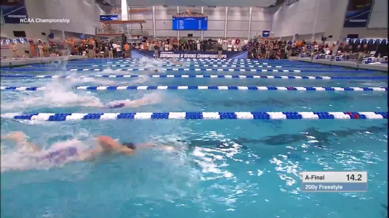 200 Free A final - Men's 2019 NCAA Swimming and Diving Champs, Austin TX
