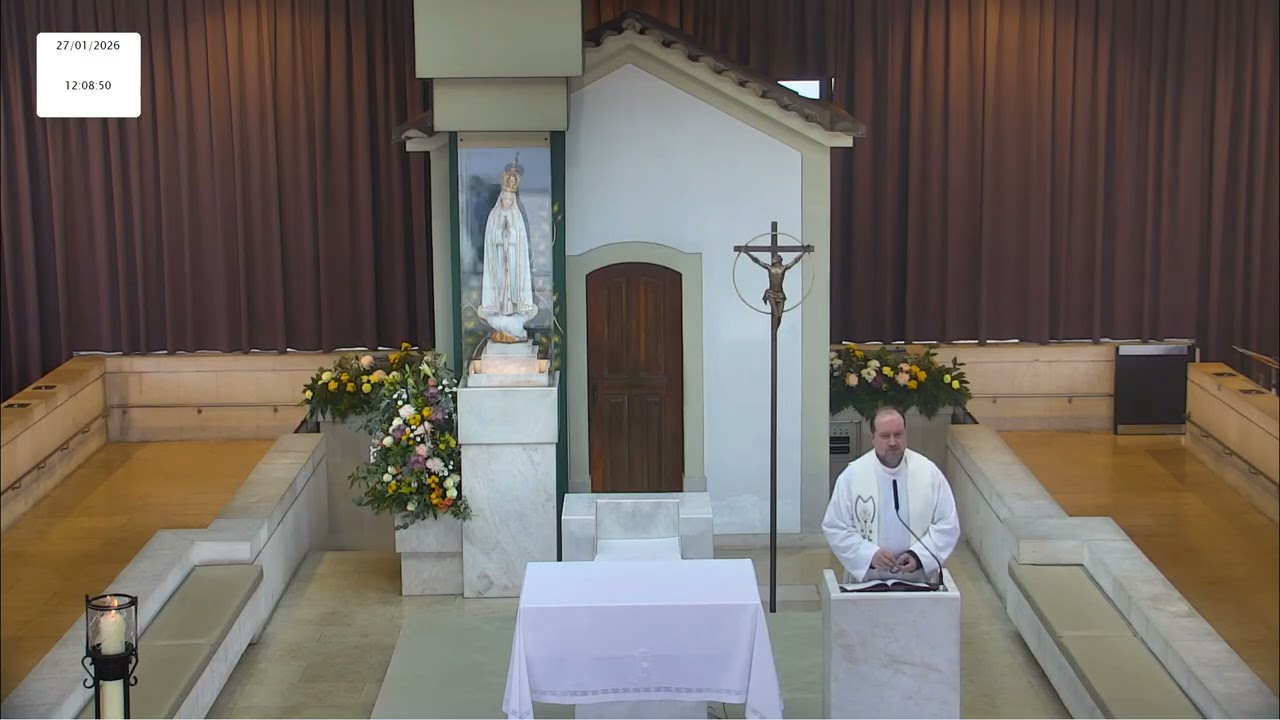 Terço a Nossa Senhora de Fátima desde a Capelinha das Aparições 27.01.2026