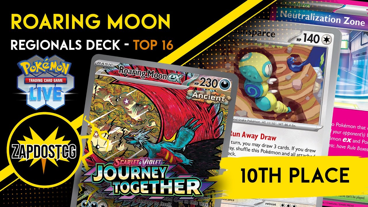 Roaring Moon ex Is BACK at the Top Tables With Dudunsparce!? (Pokemon TCG)
