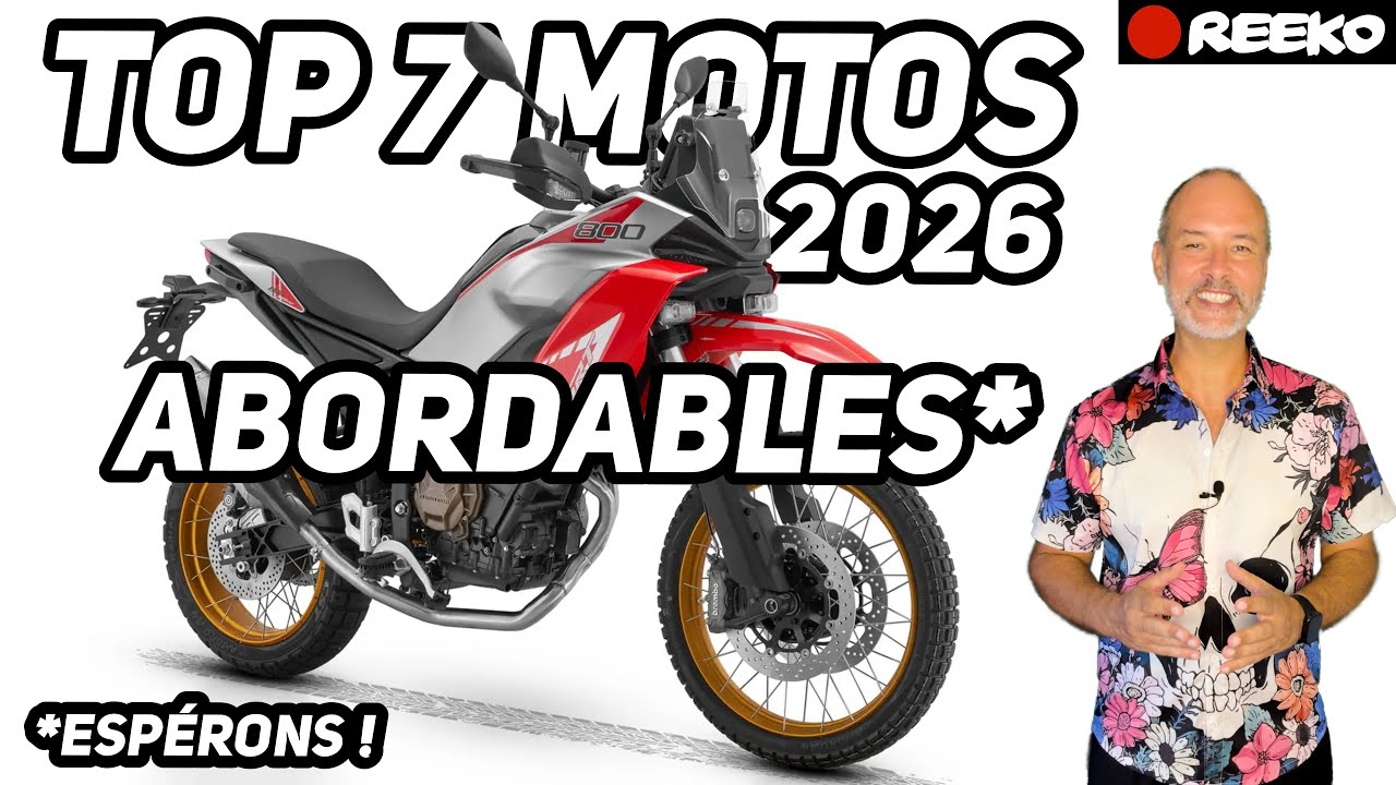 7 MOTOS 2026 À SUIVRE 🔴 REEKO Unchained MOTOR NEWS