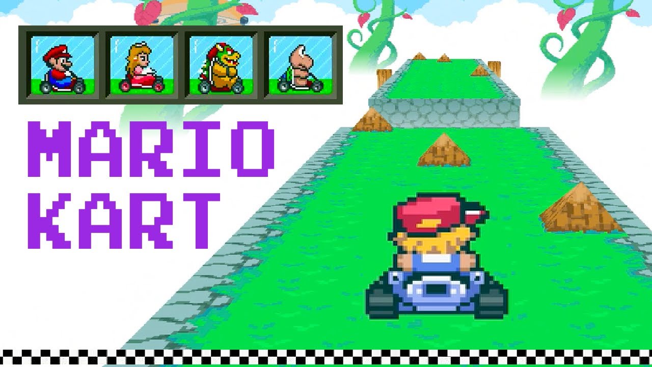 CONSTRUCT 3 MARIO KART (Game Engine)